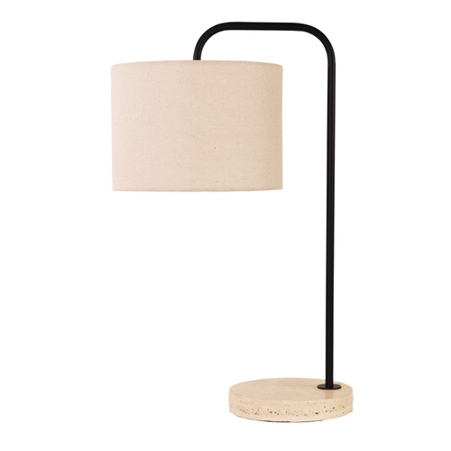 KENZI TABLE LAMP BLACK COMPLETE
