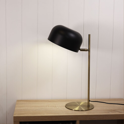 GEORGE ADJUSTABLE DESK LAMP BLACK