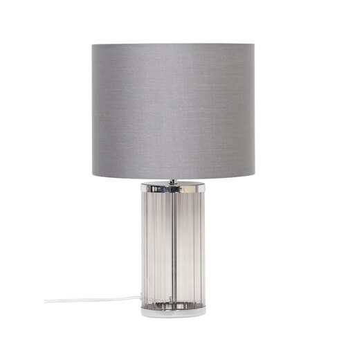 NIZIO GREY COMPLETE TABLE LAMP