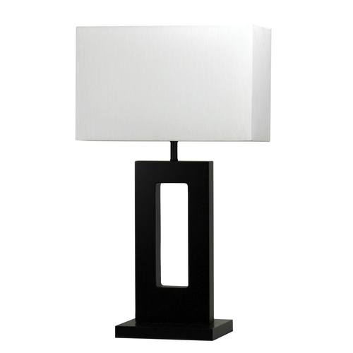 HABITAT TABLE LAMP w/ SHANTUNG SHADE