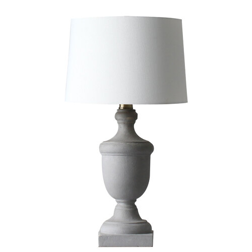STAFFORD RESIN TABLE LAMP COMPLETE