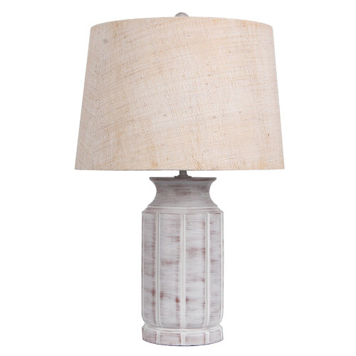 STOTE TABLE LAMP w/ HARP SHADE