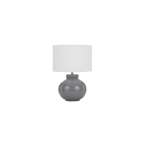 OLGA TABLE LAMP 25wE27max D:280 H:400 GREY / WHITE