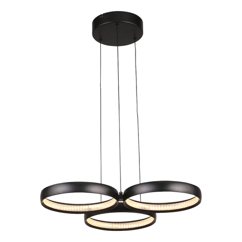 OLYMPUS 3LT LED PENDANT BLACK