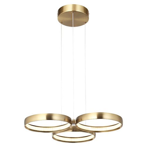 OLYMPUS 3LT LED PENDANT GOLD