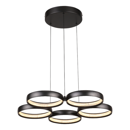 OLYMPUS 5LT LED PENDANT BLACK