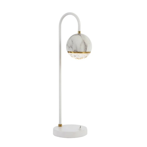 ONETA TABLE LAMP 6wG9 D:xxx H:xxx WHITE MATT/WHITE MARBLE LOOK