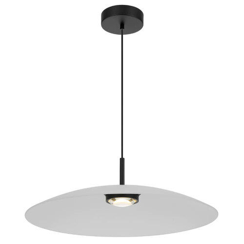ORILLA PENDANT 2x6wLED nonDIM 3000K D:600  cab.2m BLACK MATT/ FROST