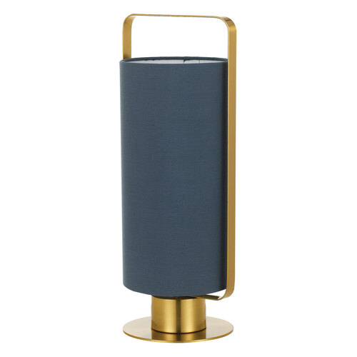 ORWEL TABLE LAMP 25wE27max  H450 D160 BLUE + ANT.GOLD