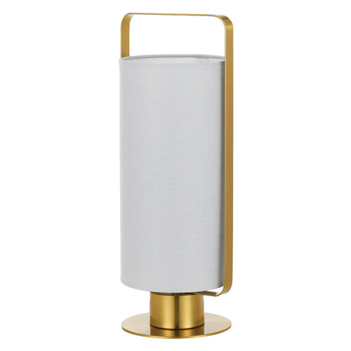 ORWEL TABLE LAMP 25wE27max  H450 D160 GREY + ANT.GOLD