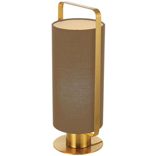 ORWEL TABLE LAMP 25wE27max  H450 D160 MOCCA + ANT.GOLD