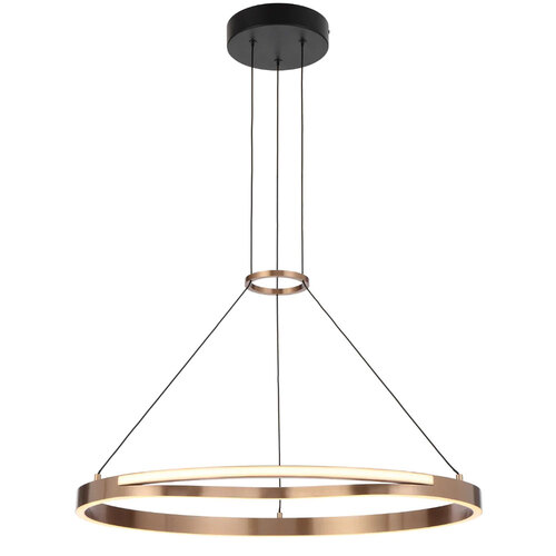 OSTROM 65CM PENDANT 38wLED 3000K DIM D650 CAB 2m 1470Lm COFFEE GOLD