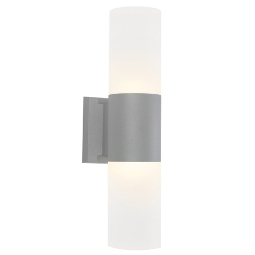 OTTAWA EXTERIOR WALL LIGHT SILVER