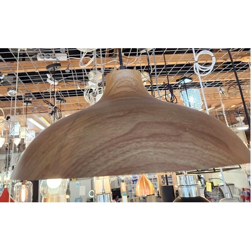 Oakes 1 Light Timber Look Pendant