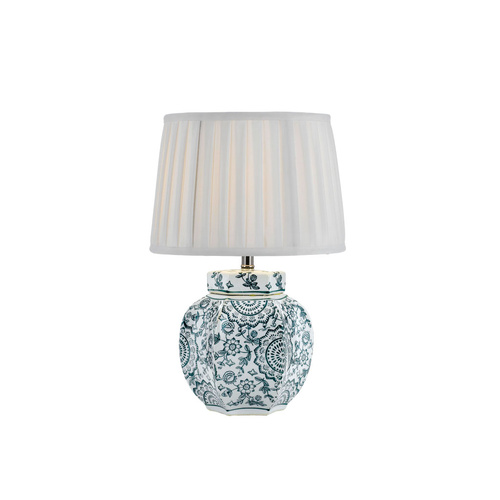 PADMA TABLE LAMP 25wE27max D:260 H:400 GREEN / WHITE