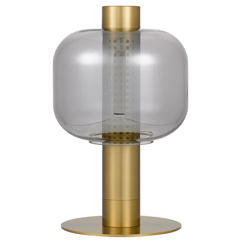 PAROLA TABLE LAMP 25wE27max D:250 H:400 Inline Switch GOLD / SMOKE
