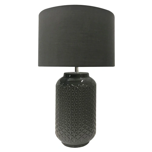PASCAL TABLE LAMP 25wE27max H:475 D:300 GREY/GREY