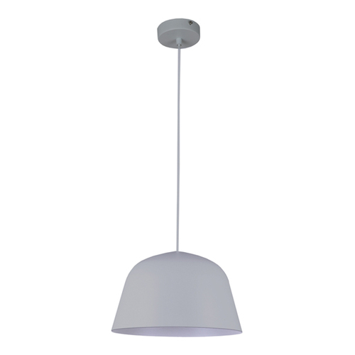 PENDANT Matt Grey ANGLED DOME OD250mm