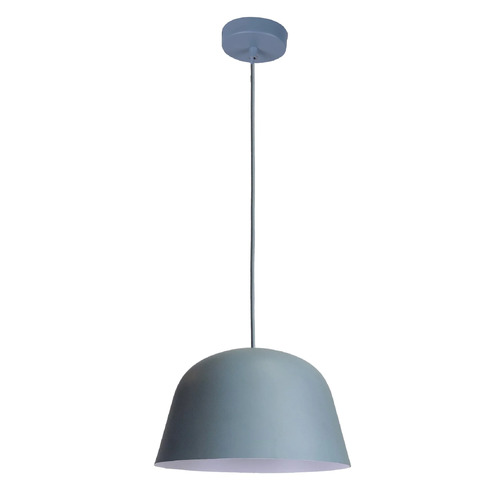 PENDANT ES Matt Blue ANGLED DOME OD250mm