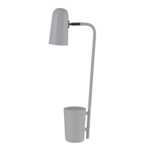 TABLE SES Matt Grey ELLIPSE OD160mm Adj with Storage