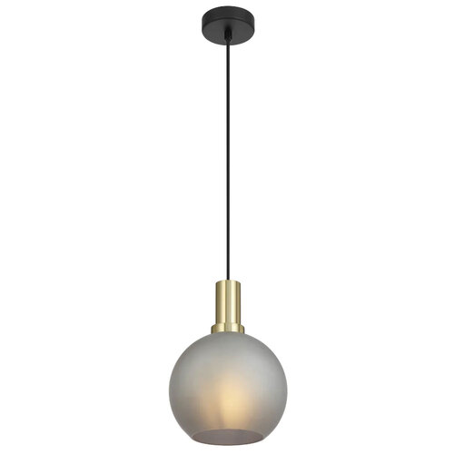 PATINO 20 PENDANT 25wE27max D:200 CAB:2m BLACK MATT/ GOLD/ GREY SMOKE