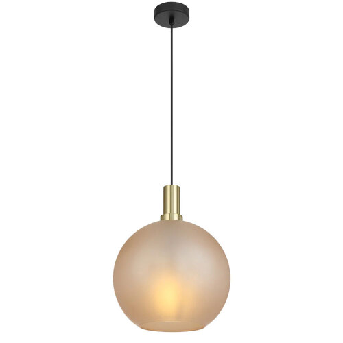 PATINO 30 PENDANT 25wE27max D:300 CAB:2m BLACK MATT/ GOLD/ AMBER