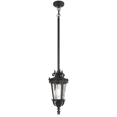 PEDRAL 18 PENDANT 25wE27max D:180 H:300 ROD250+2*500 CHAIN 1m IP44 BLACK/CLEAR