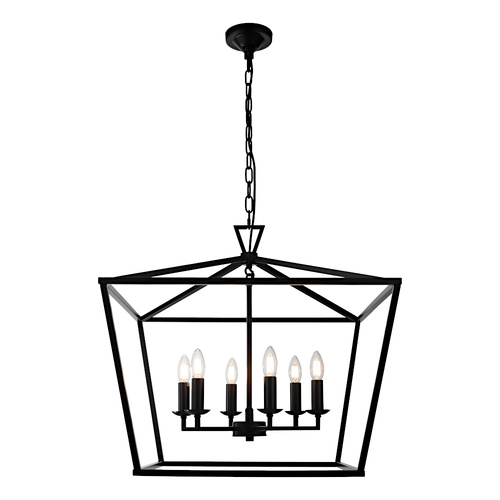 PERIGAN 6LT PENDANT BLACK