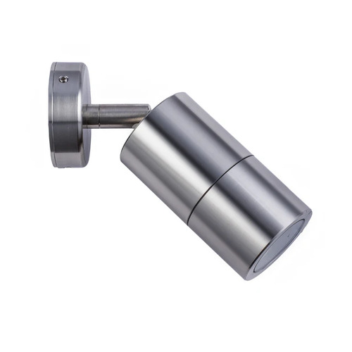 PILLAR S/ADJ GU10 Titanium IP65 RND B/Plate