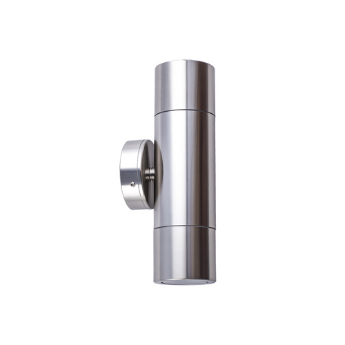 PILLAR Up/Dn GU10 SS316 IP65 RND B/Plate