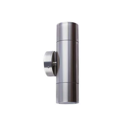 PILLAR Up/Dn GU10 Titanium IP65 RND B/Plate