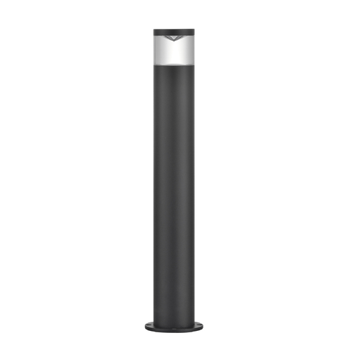 BOLLARD MR16 RND Blk IP54 H445mm Low Glare