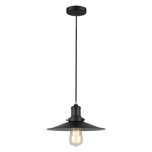 PENDANT ES Blk SML COOLIE HAT OD260mm