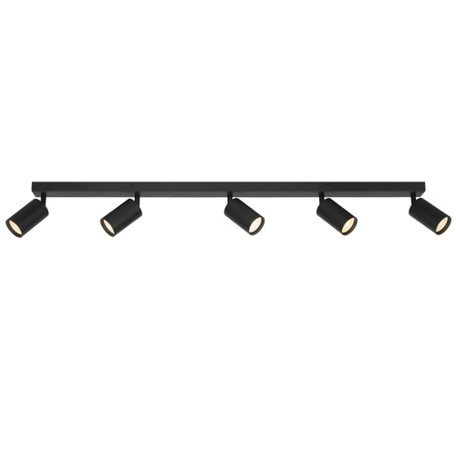 PICARD 5 SPOT 5x7wGU10max 3CCT NON-DIM L:1000 W:55 H:155 BLACK SAND