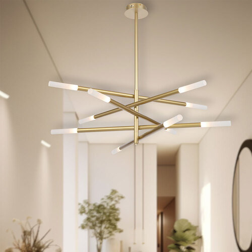 PINTA 10 LTS PENDANT 10x3wLED 3000K D:1000 H:300 Rod:1.5M 1164Lm NON-DIM PAINTED GOLD