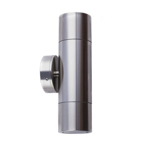 PILLAR Up/Dn 12V MR16 Titanium IP65 RND B/Plate