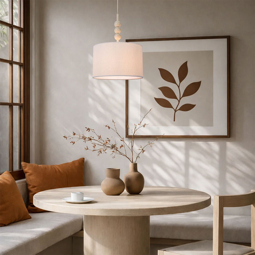 POETIX 35 PENDANT 25wE27max D350 H475 cab.2M GLOSSY BEIGE 9001 /IVORY