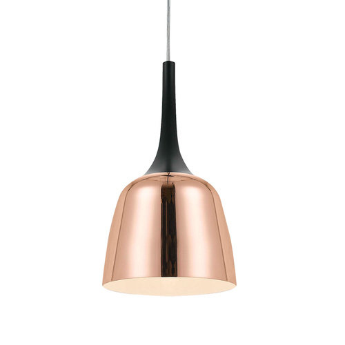POLK 20 PENDANT 25w MAX  D:200 H:360 COPPER with BLACK
