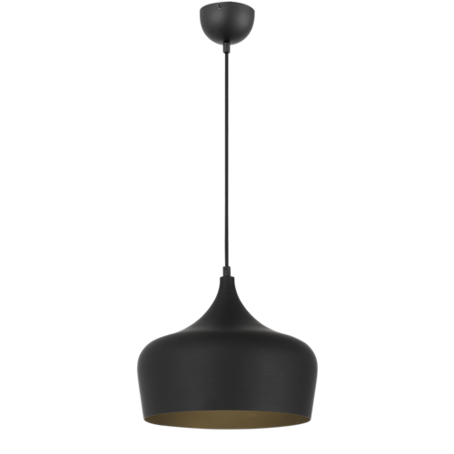 POLK 30 PENDANT 25wE27max D300 H270 + 1.5 TEX BLACK BRUSHED (BLACK)
