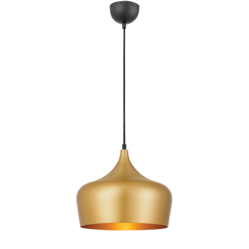 POLK 30 PENDANT 25wE27max D300 H270 + 1.5 TEX GOLD BRUSHED (BLACK)