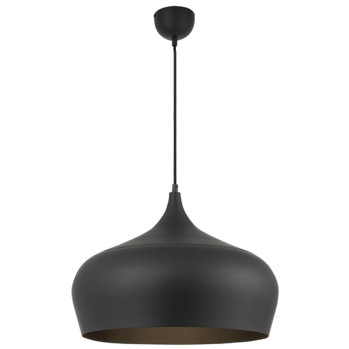 POLK 45 PENDANT 25wE27max D450 H380 + 1.5 TEX BLACK BRUSHED (BLACK)