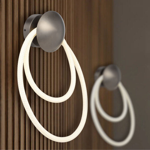 RAFI WALL LIGHT 40wLED NON-DIM L:260 P:76 H:335 3000K 1634Lm GUN METAL