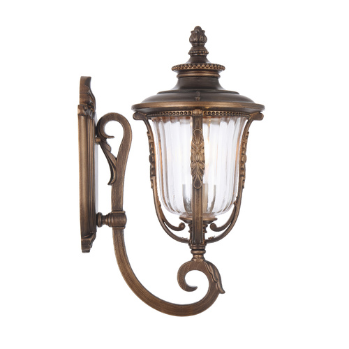 RAMIRO EXTERIOR WALL BRACKET 25wE27max P:280 W:200 H:400 IP44 - BRONZE / CLEAR