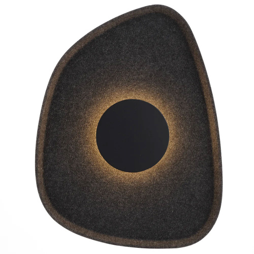 RAXA FELT WALL LIGHT 5wLED NonDIM CRI>90 P:70 L:400 H:310 3000K 42Lm ash BLACK/ GREY