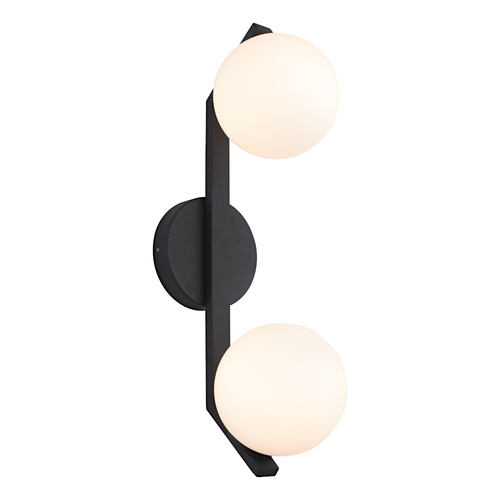 RAYNA 2LT WALL LIGHT BLACK