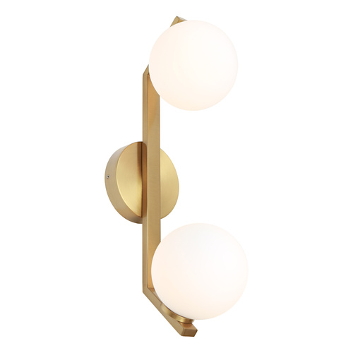 RAYNA 2LT WALL LIGHT GOLD