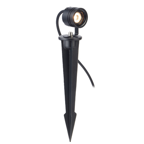 RILTO SPIKE LIGHT 24v3wLED COB cab.1M D35 H55 3000K 180Lm IP65 SPIKE H210 BLACK