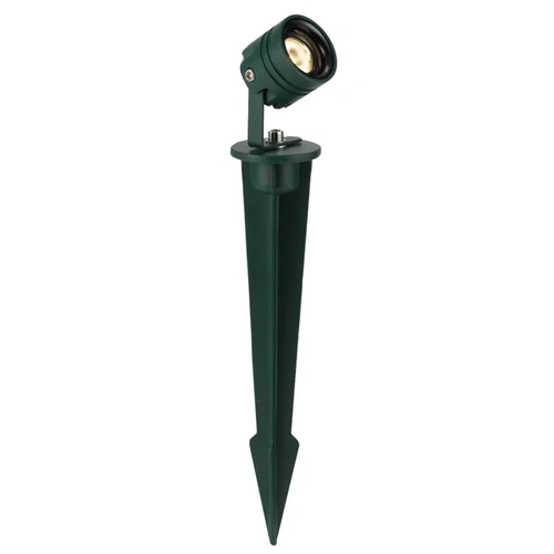 RILTO SPIKE LIGHT 24v3wLED COB cab.1M D35 H55 3000K 180Lm IP65  SPIKE H210 VERDE GREEN