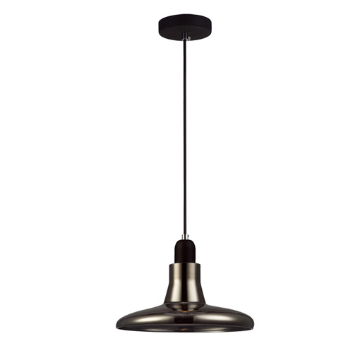PENDANT GU10 Smoke Blk MARTINI GLASS OD240mm