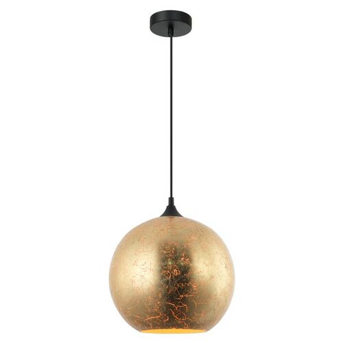 PENDANT ES 40W Matt Gold Wine Glass With White Interior